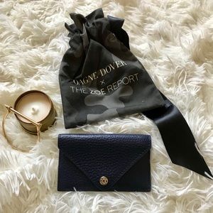Brand New Dagne Dover Dark Navy Card Case